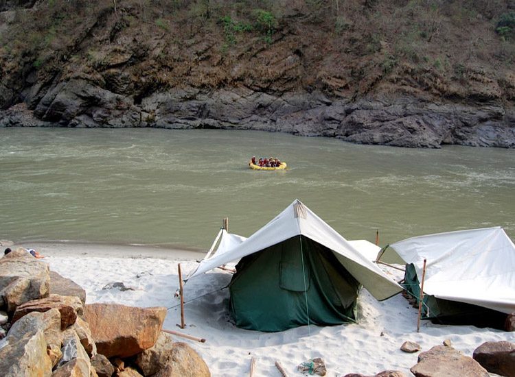Camping in Rishikesh, Uttarakhand