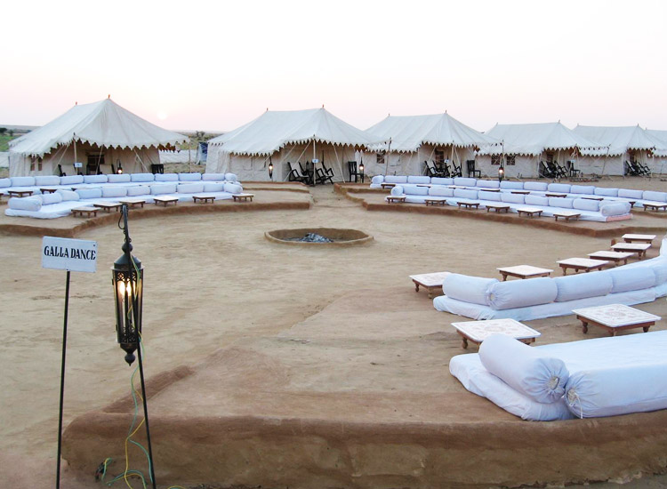 Camping in Sam Sand Dunes, Jaisalmer