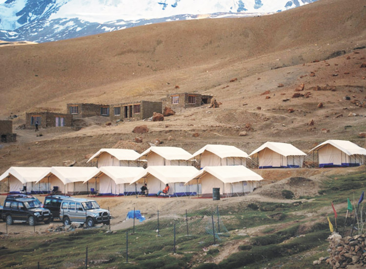 Camping in Tso Moriri, Ladakh