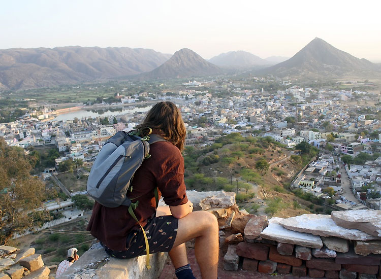 Pushkar city in Rajasthan