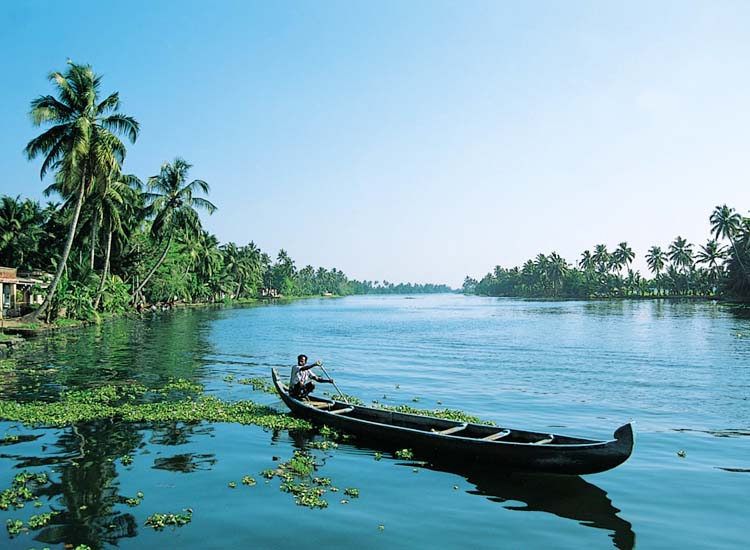 Backwater stretch of Ashtamudi