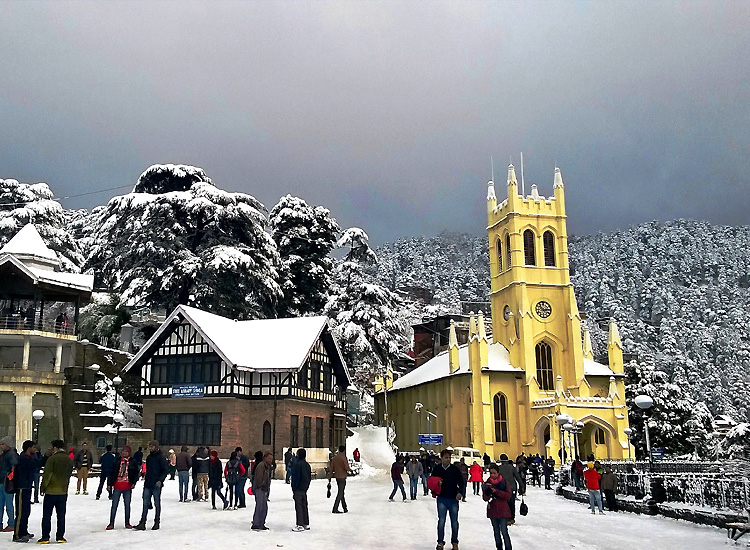 shimla in winter