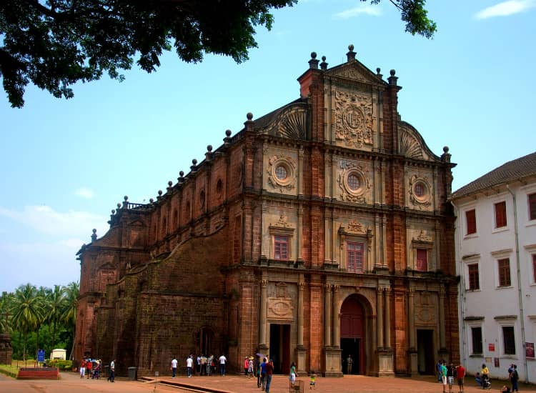 Basilica of Bom Jesus Church located in Goa