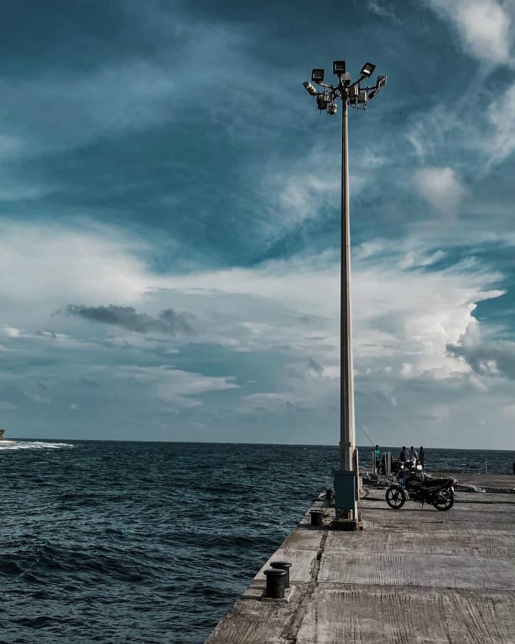 View of Lakshadweep in December