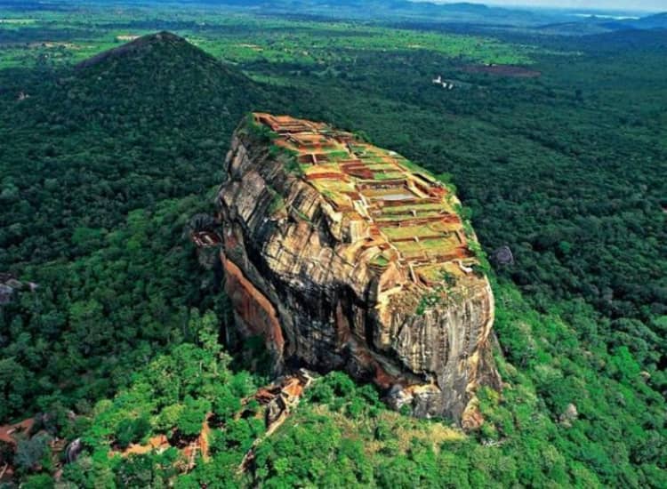 Sigiriya rock fortress in Sri Lanka