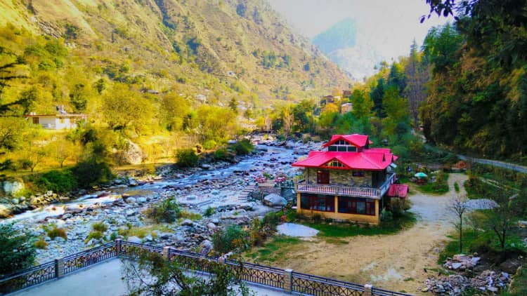 Tirthan Valley view