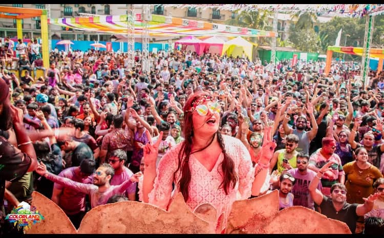 Colorland Goa Holi event