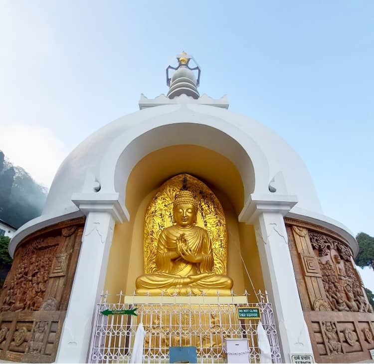 Peace Pagoda in Darjeeling