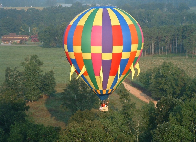Hot air ballon ride in Hampi