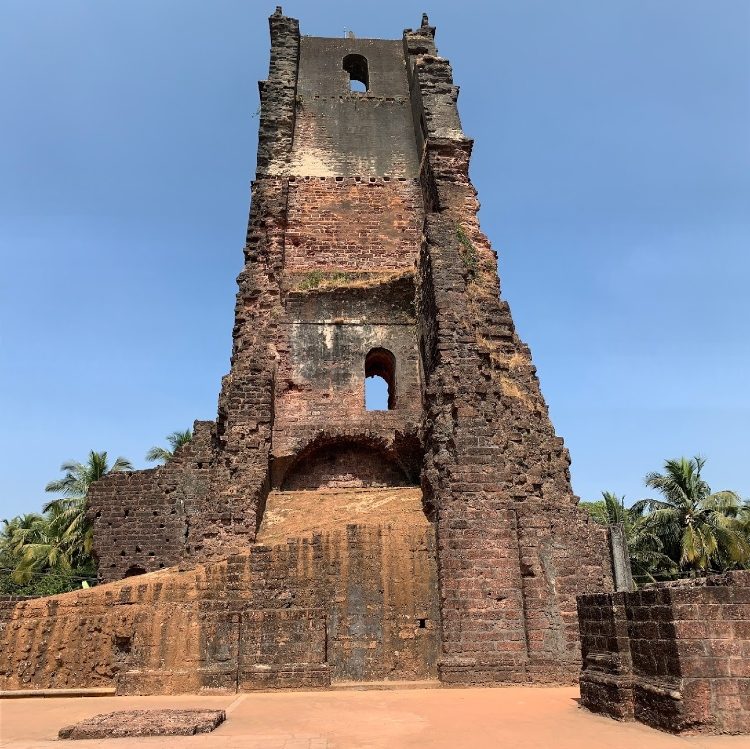 ST Augustine tower in Goa