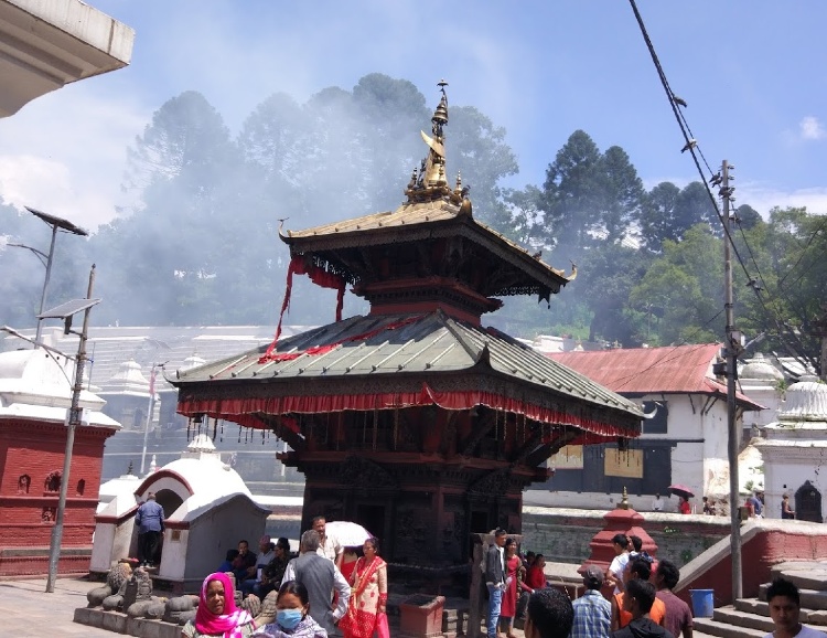 Pashupatinath temple in Nepal