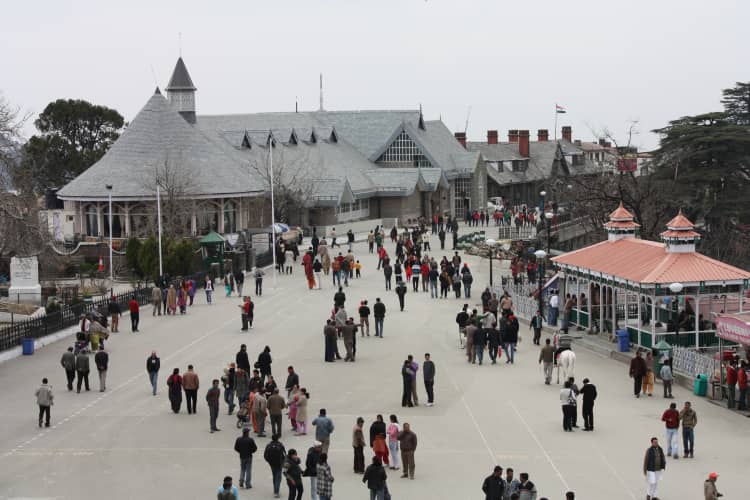 Scandal Point in Shimla