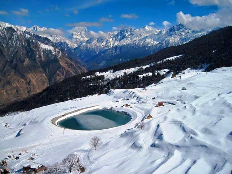 Artificial Lake in Auli