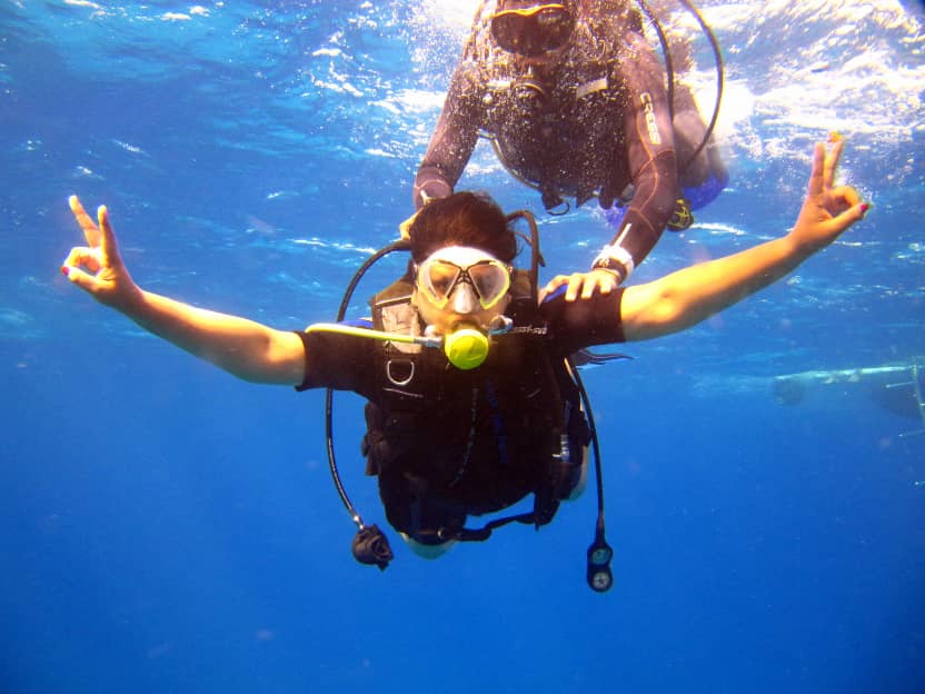 Non-Swimmer Scuba Diving