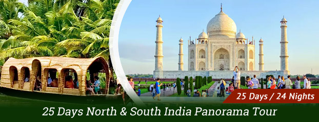 25 Days North & South India Panorama Tour