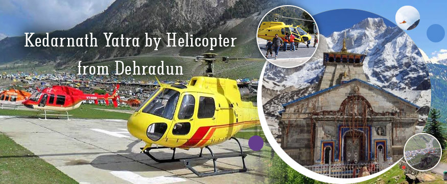 Kedarnath temple yatra by helicopter