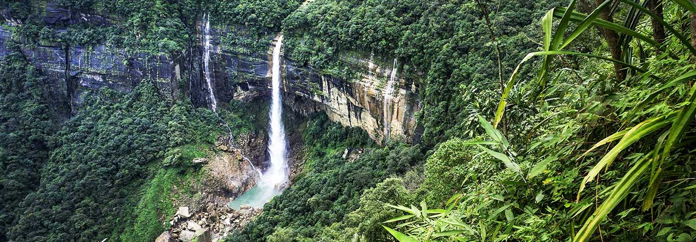 Nohkalikai Waterfalls Cherrapunji