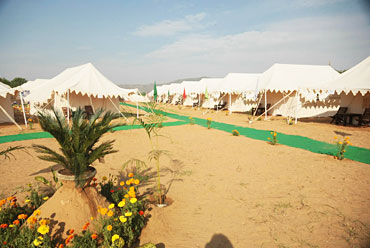 Camping in Pushkar